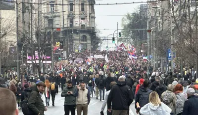 Protest u Srbiji uglavnom miran, bilo manjih incidenata