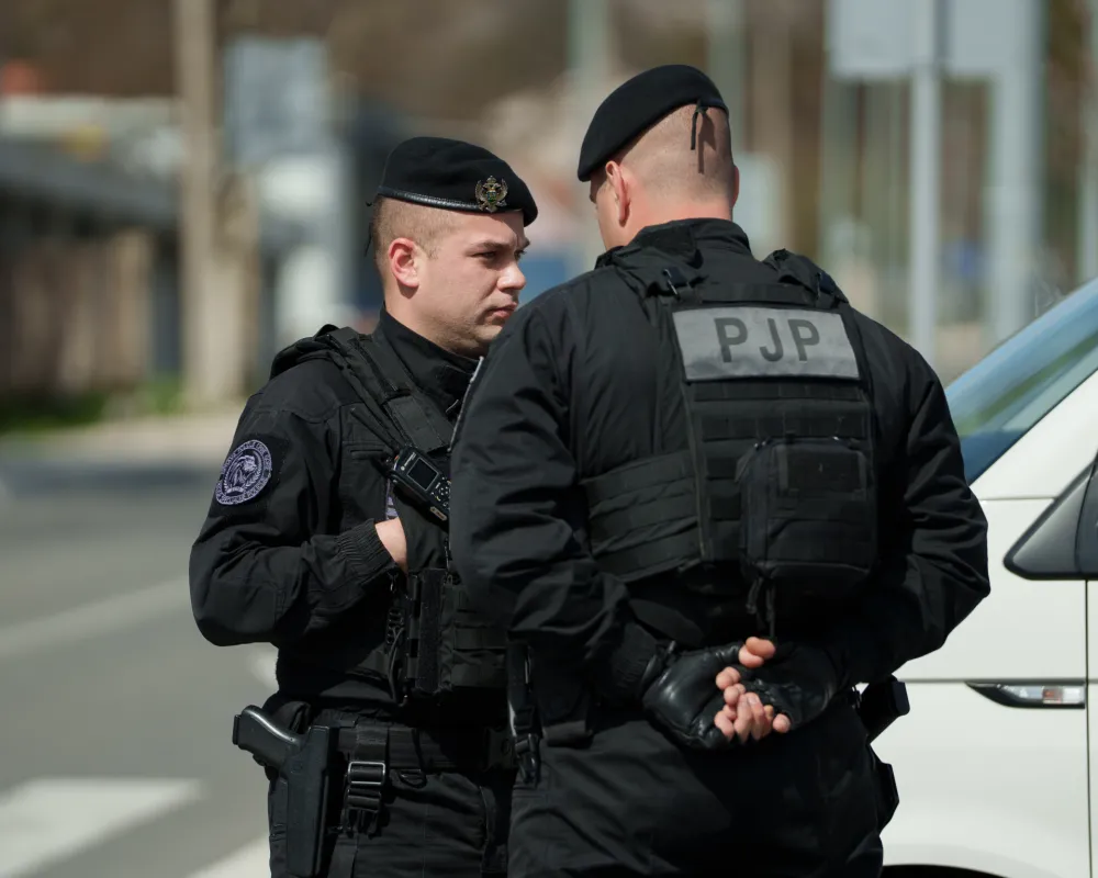 (VIDEO/ FOTO) Posebna jedinica policije u pojačanom sastavu na teritoriji Prijestonice