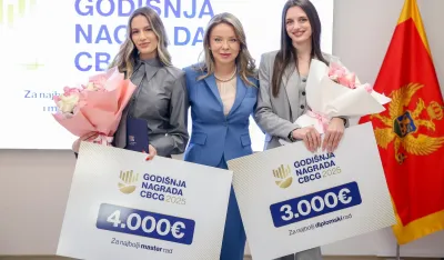 Dodijeljene Godi&scaron;nje nagrade CBCG za 2025. godinu