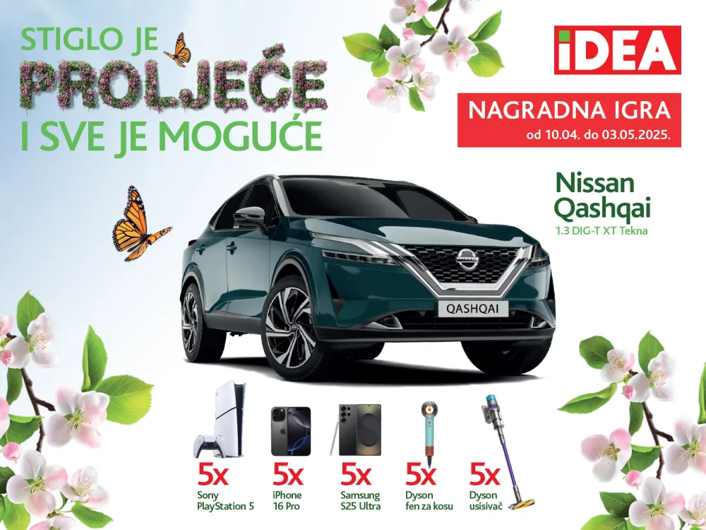 Velika nagradna igra u Idei: Stiglo je proljeće i sve je moguće!