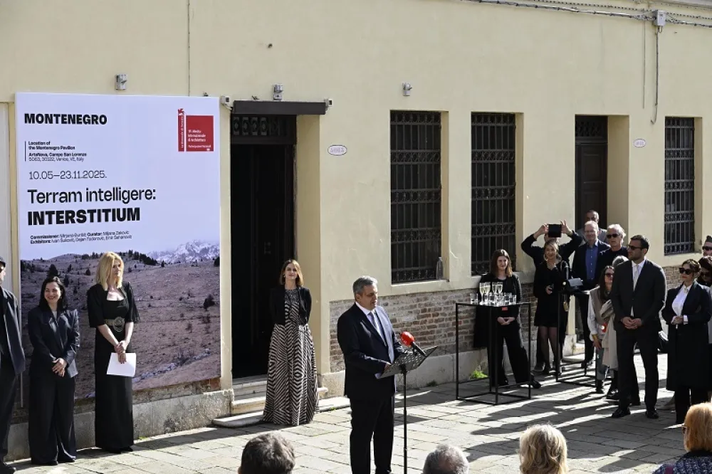 Radunović na Bijenalu arhitekture: Crna Gora potvrđuje svoj kreativni potencijal i vizionarski duh