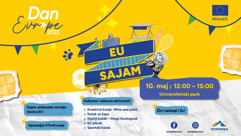 EU sajam u Podgorici povodom Dana Evrope