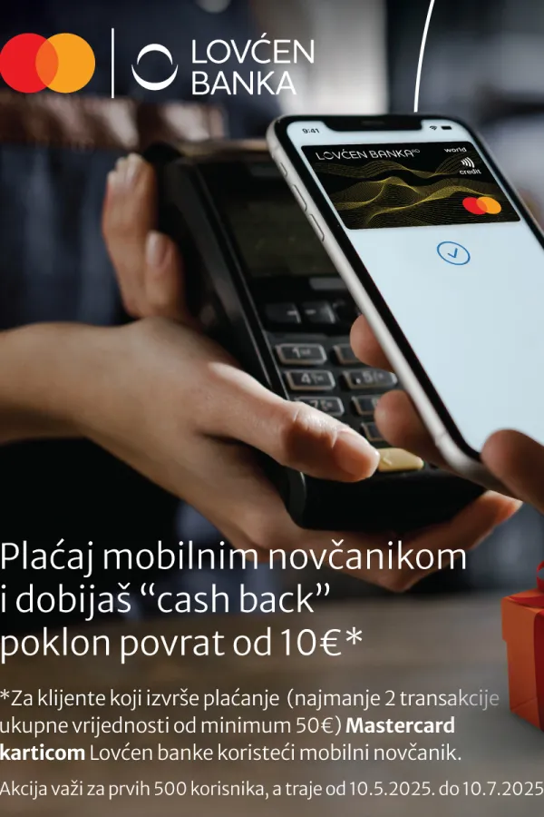 Poklon povrat novca za korisnike mobilnih novčanika 
