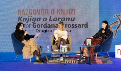 Sa promocije romana "Loran i ja" 
