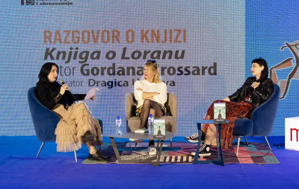 Sa promocije romana "Loran i ja" 