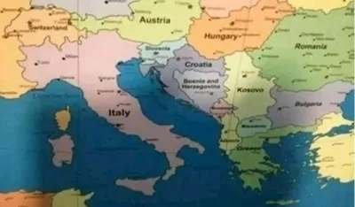 Nova geografija Evrope: Danci na mapi Srbiju nazvali Kosovom