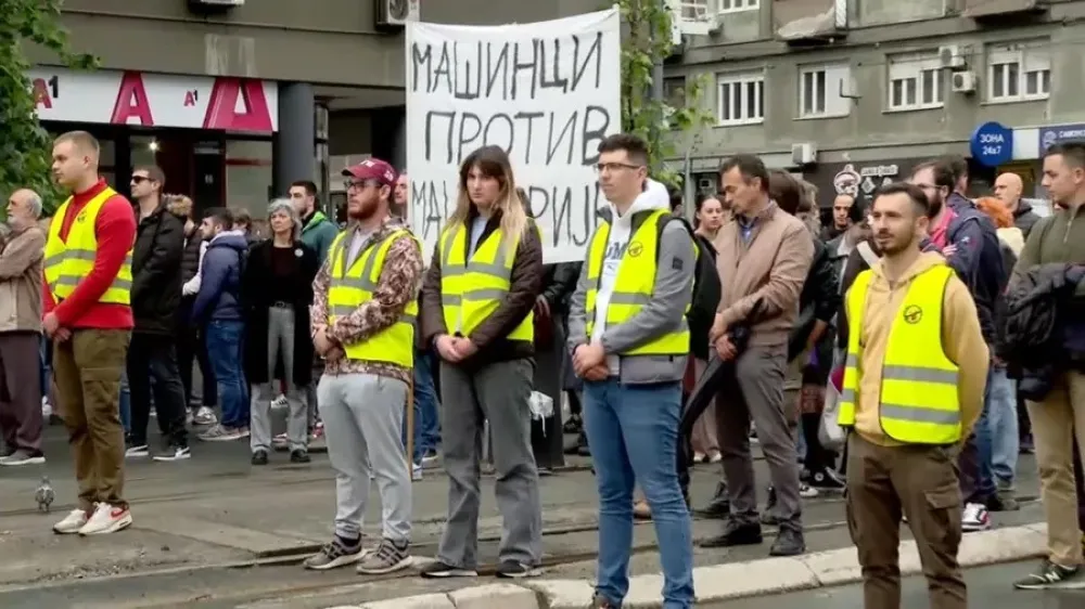 Policija u Beogradu prvi put legitimisala studente tokom 16 minuta ti&scaron;ine
