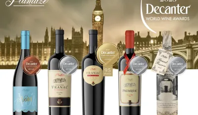 Zlatna medalja za Plantaže na Decanter World Wine Awards 2025