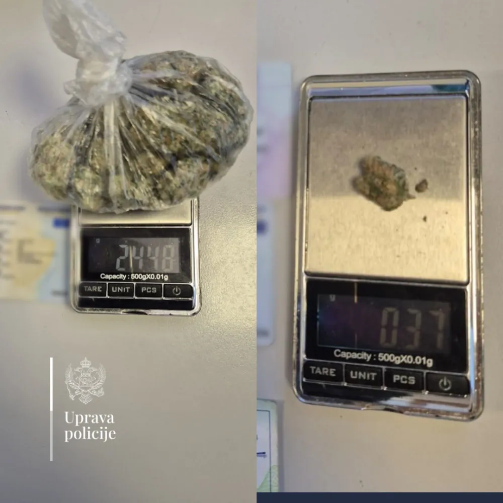 Od stranih državljana na GP Sukobin oduzeta marihuana, prekr&scaron;ajne prijave protiv dvije osobe