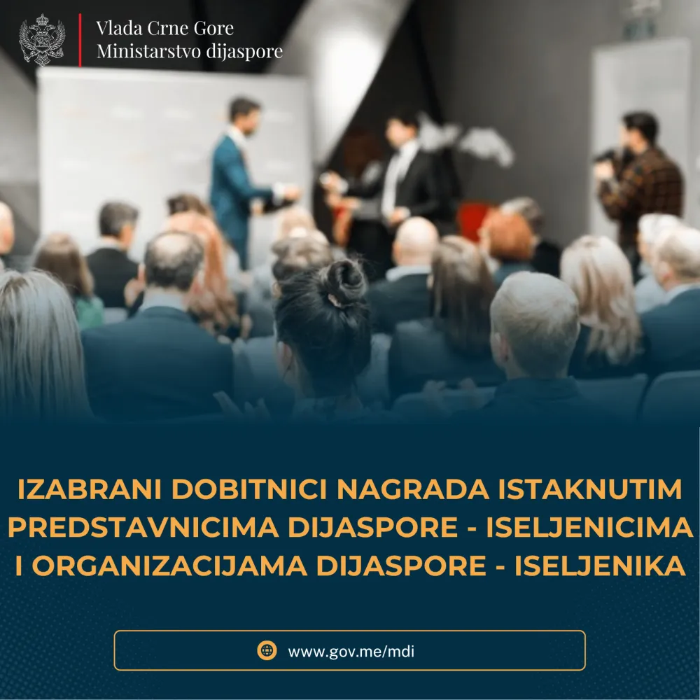 Ministarstvo dijaspore dodijelilo nagrade iseljenicima za izuzetan doprinos