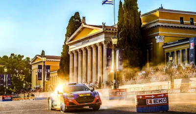 Snapshots from the "EKO Athens Super Special Stage" held at Zappeion.