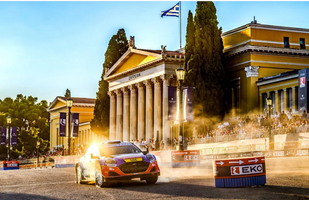 Snapshots from the "EKO Athens Super Special Stage" held at Zappeion.