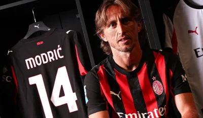 Luka Modrić u dresu Milana