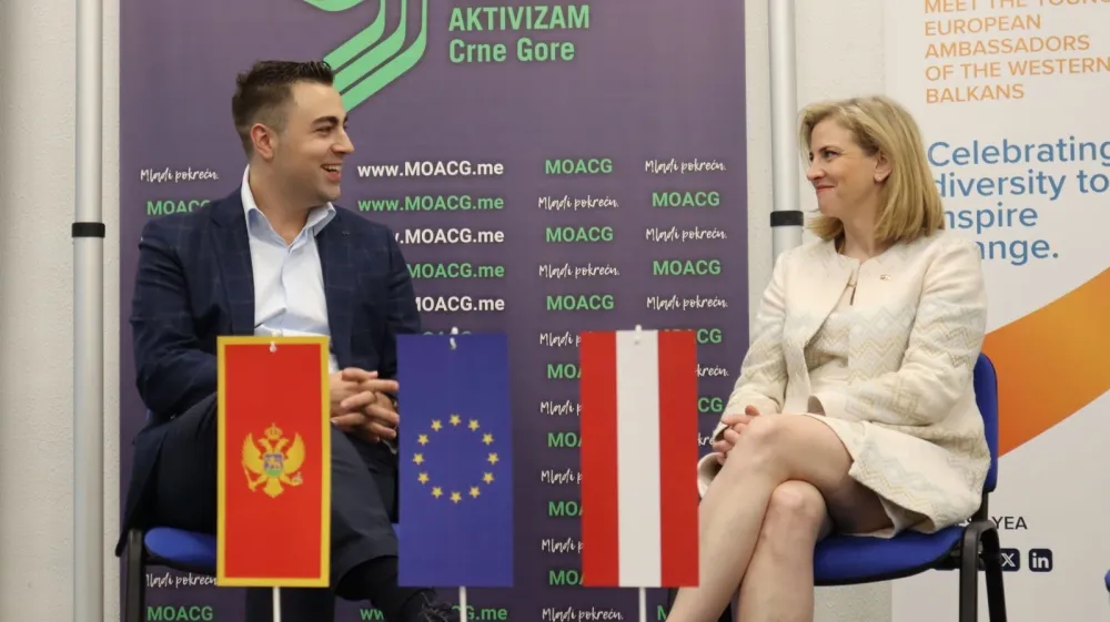 Majnl Rajzinger sa rukovodstvom MOACG: Mladi su garant napretka Crne Gore