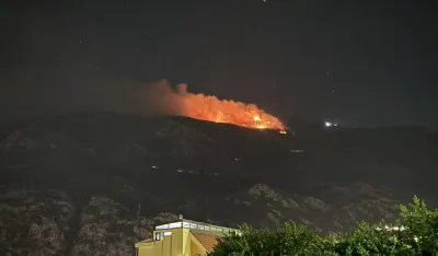 (FOTO) Požar na području serpentina ka Njegu&scaron;ima