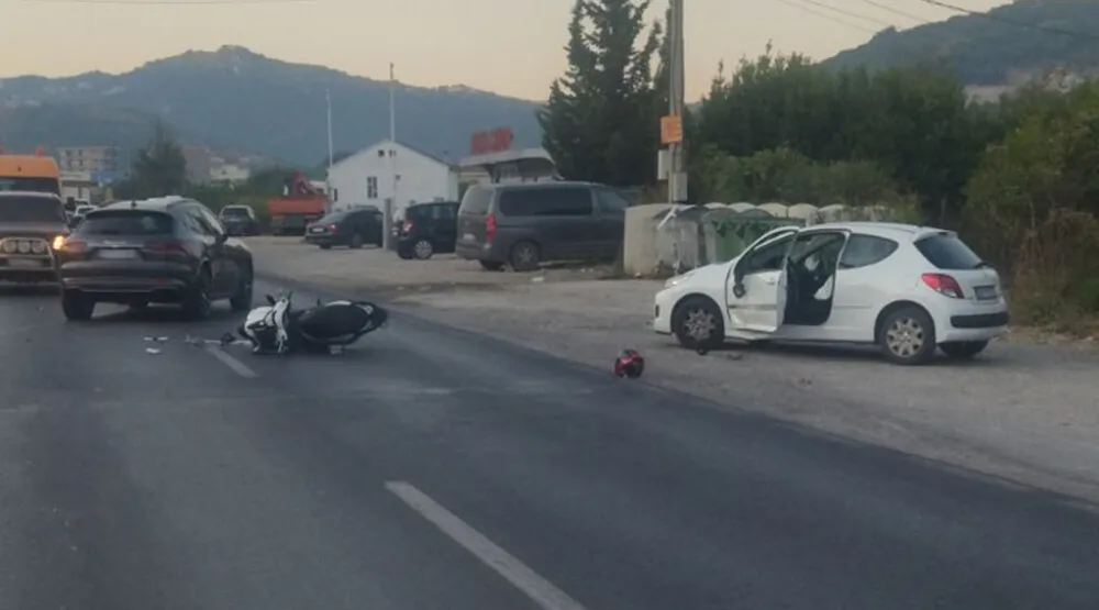 Udes na putu Bar-Ulcinj, povrijeđen motociklista