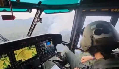 Ma&scaron;arski helikopter gasi požar u Danilovgradu