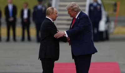 DOnald Tramp i Vladimir Putin, susret na ALjasci