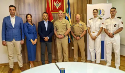 Raičević ugostio delegaciju američkog ratnog broda: Potvrda oslonca na podr&scaron;ku američkih partnera