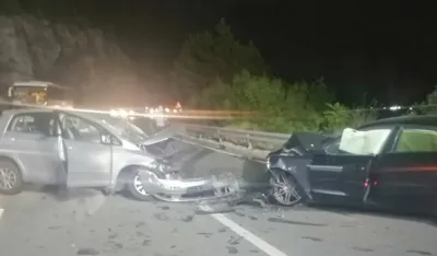 Saobraćajna nezgoda na putu Cetinje &ndash; Podgorica, povrijeđene četiri osobe