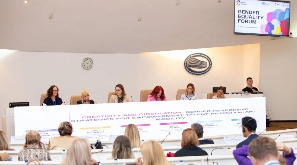 Spičanović bila je panelistkinja na Gender Equality Forum-u