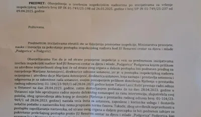 Utvrđene nepravilnosti u Resursnom centru, tražene smjene