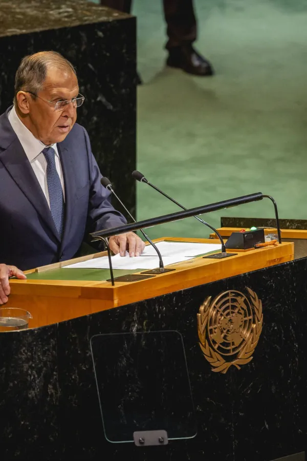Lavrov u UN-u:&nbsp;Korijen svih problema je u tome &scaron;to je Zapad podijelio svijet na "nas" i "njih"