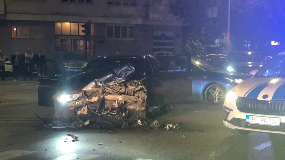 Udes na raskrsnic ulicai Svetozara Markovića i 13. jula