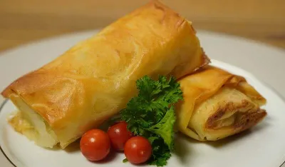 Napravite rolnice s ribljim fileom i spanaćem