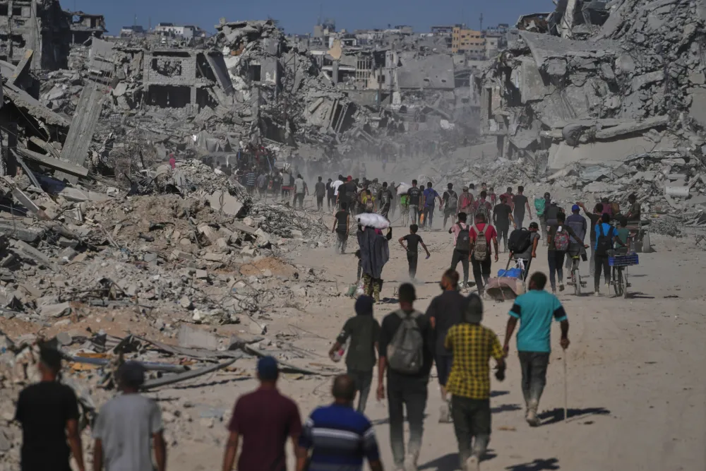 Palestinci s evraćaju u Gazu