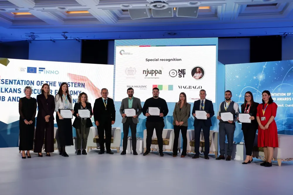 Dodijeljene nagrade za cirkularnu ekonomiju na FINNO konferenciji u Bečićima