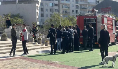 Požar u Hramu Hristovog Vaskrsenja u Podgorici