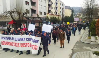 Pokret penzionera Crne Gore pozvao na protest u ponedjeljak u 12 sati na gradskom trgu u Bijelom Polju