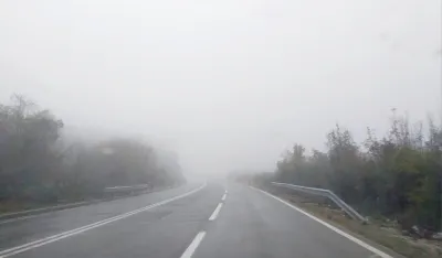 Putevi vlažni vidljivost smanjena