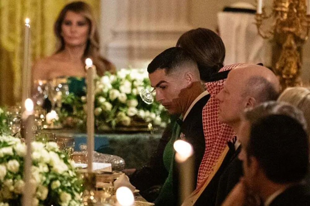 Ronaldo na večeri najmoćnijih ljudi svijeta u Bijeloj kući, Trump poručio: "Moj sin je njegov veliki fan"