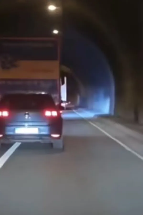 Zbog preticanja u tunelu Sozina prekr&scaron;ajne prijave protiv sedam vozača