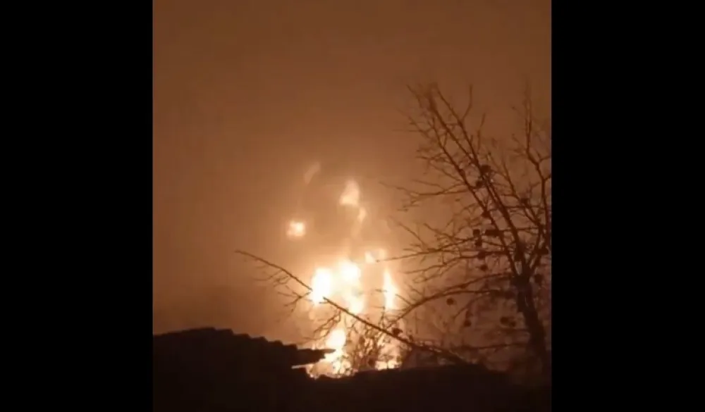 (VIDEO) Dron pogodio skladi&scaron;te nafte u Rusiji