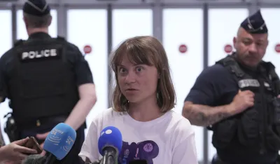 Greta Tunberg uhap&scaron;ena u Londonu zbog podr&scaron;ke palestinskim zatvorenicima koji &scaron;trajkuju glađu