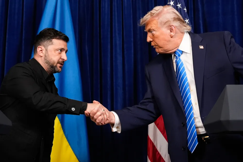 Volodimir Zelenski i Donald Tramp