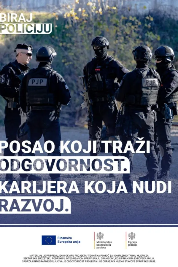 Novi javni poziv za zapo&scaron;ljavanje vi&scaron;e od 500 policajaca trajaće do 20. januara