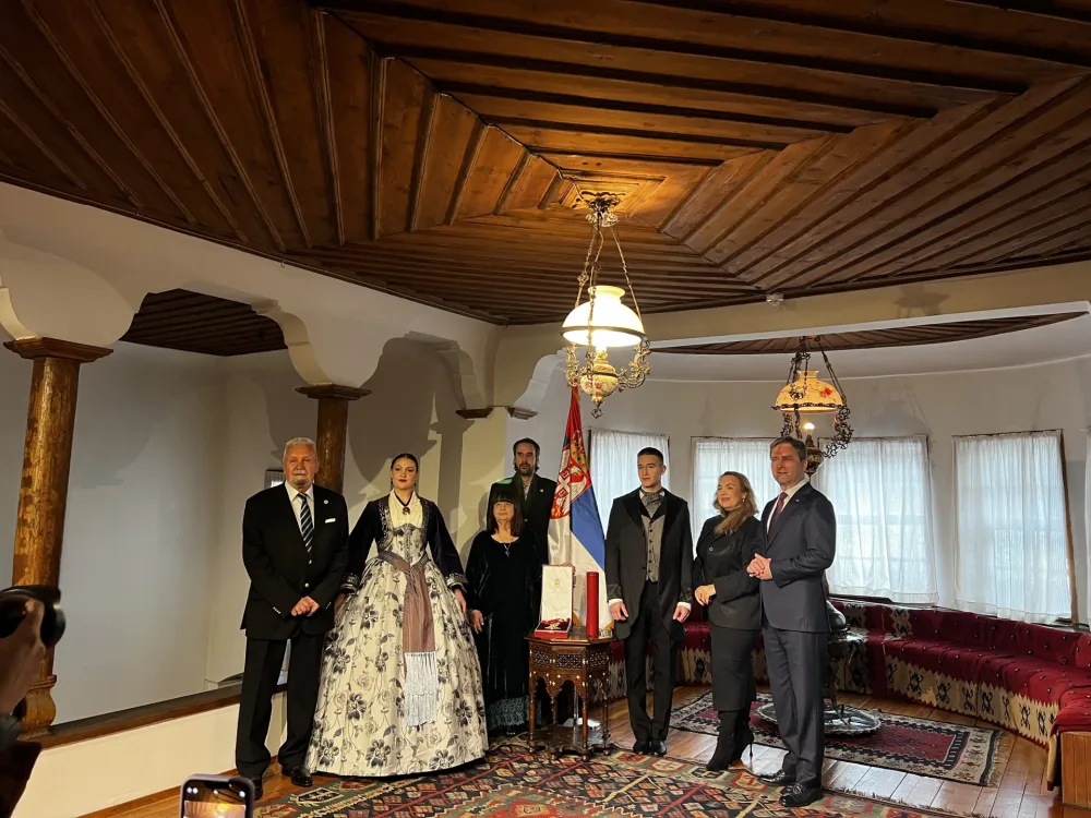 Уручење ордена Карађорђева звезда првог степена Љиљана Хабјановић Ђуровић и Селаковић