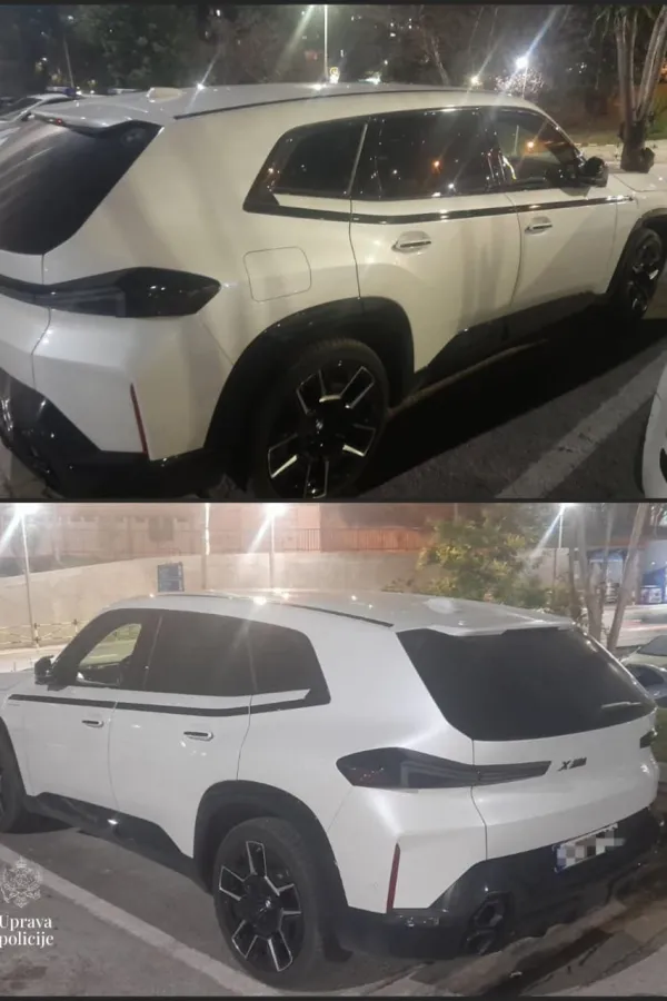 Bigović i Zurovac kontrolisani u Herceg Novom, oduzet &bdquo;BMW&ldquo;