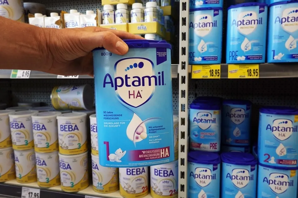 Sa trži&scaron;ta povučeno 98 pakovanja Aptamil hrane za bebe