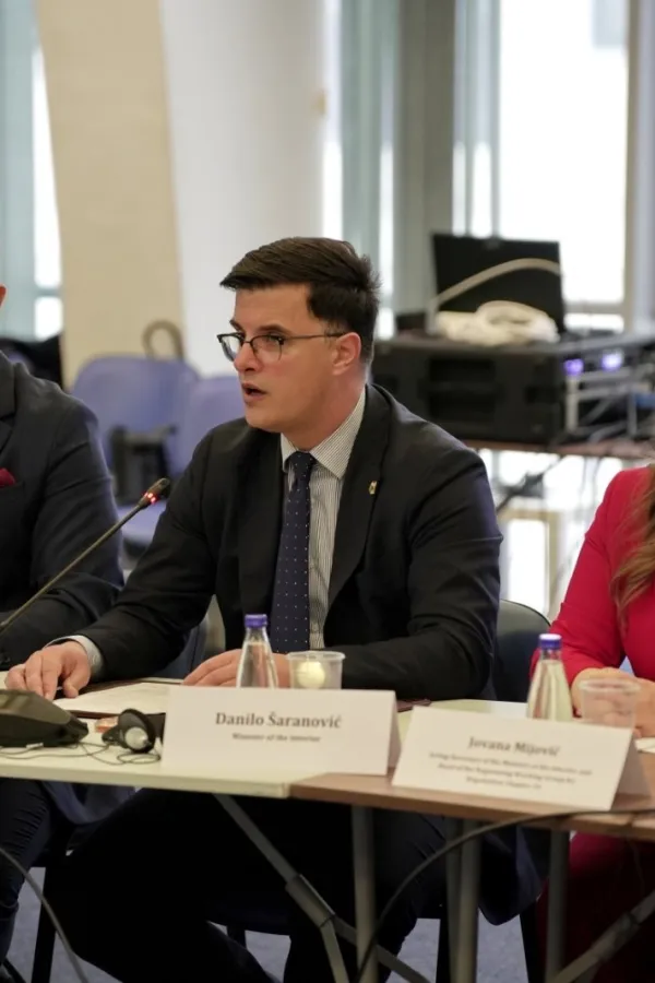 &Scaron;aranović: Ne tražimo prečice &ndash; Poglavlje 24 želimo zatvoriti kroz dokazanu za&scaron;titu bezbjednosti i vladavinu prava
