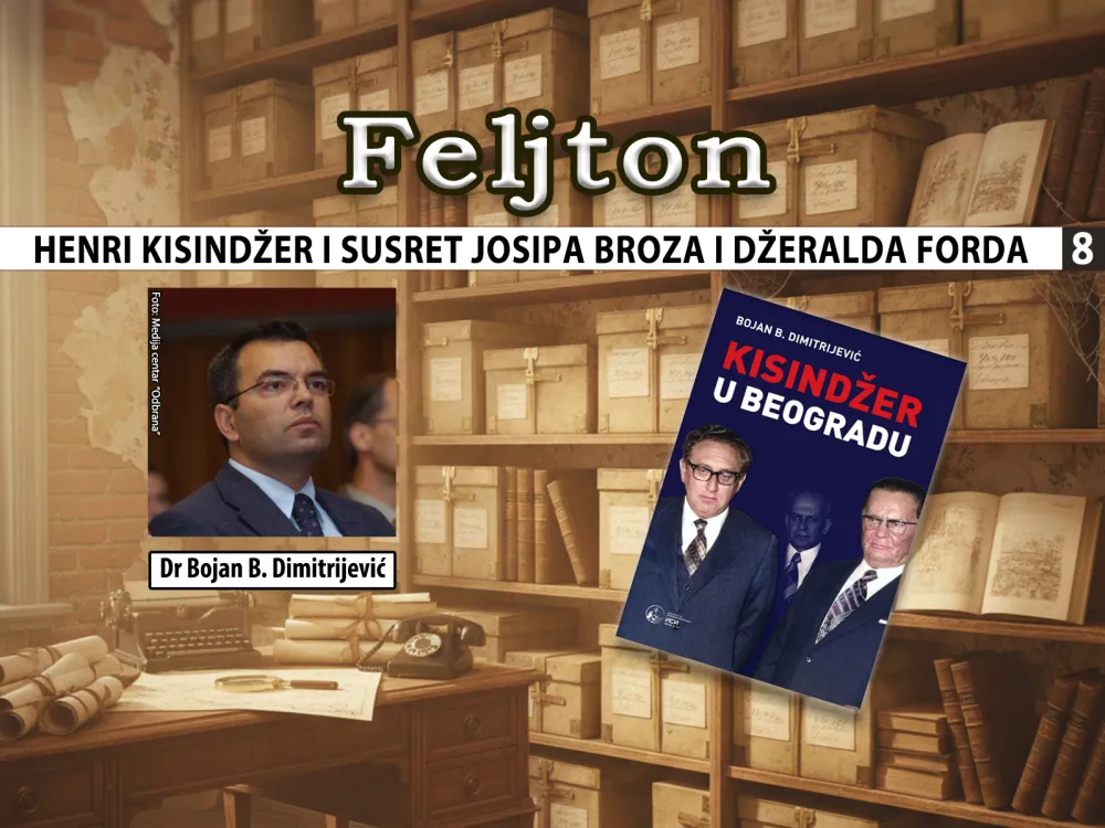 Henri Kisindžer i susret Josipa Broza i Džeralda Forda (8): Zasadio američku jelu u Parku mira