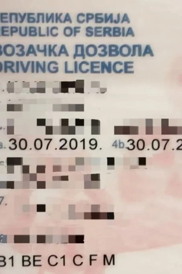 Državljanin Srbije uhap&scaron;en zbog falsifikovane vozačke dozvole