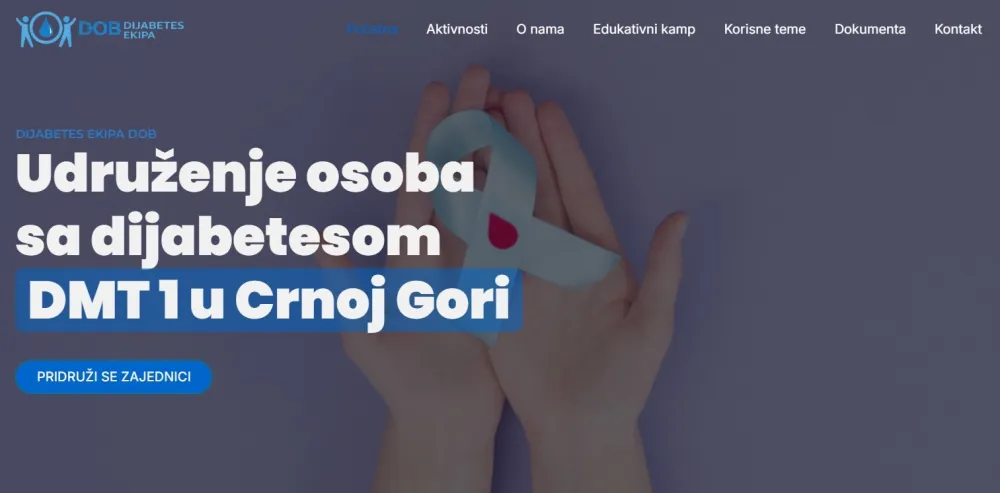 NVU Dijabetes ekipa DOB pokrenulo svoj sajt