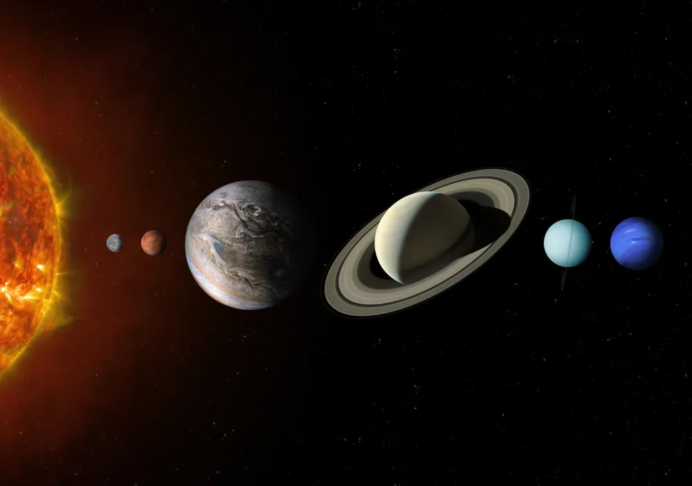 Spektakl na noćnom nebu, parada &scaron;est planeta u nizu vidljivih golim okom