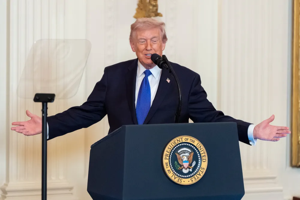 Predsjednik Donald Tramp tokom govora na Kongresu 2. marta 