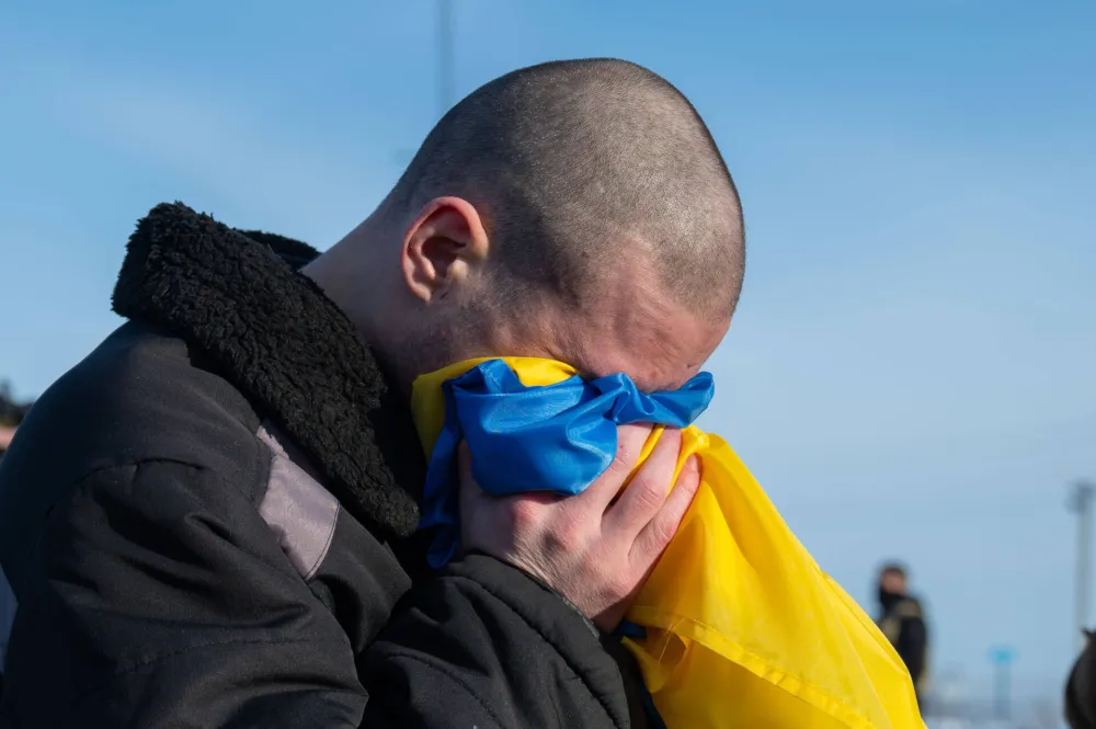Oslobođeni ukrajinski zarobljenici